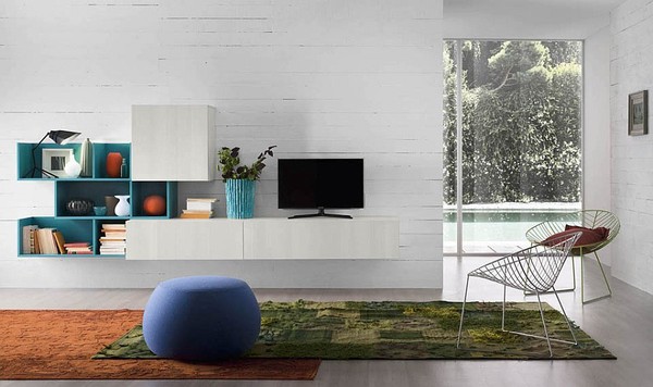 11 kệ treo tường sáng tạo cho không gian phòng khách 2 11 kệ treo tường sáng tạo cho không gian phòng khách 2